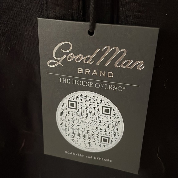 GOODMAN - Brand New! Men XXL Henley - Black Long Sleeved! - Picture 2 of 7